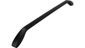 Griff Lauterbach Druckguss schwarz matt pulverbeschichtet - 337 mm lang  vor weißem Hintergrund