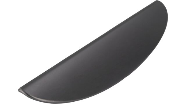 Griffleiste Heiligenhafen Druckguss anthrazit matt - 155 mm lang vor weißem Hintergrund