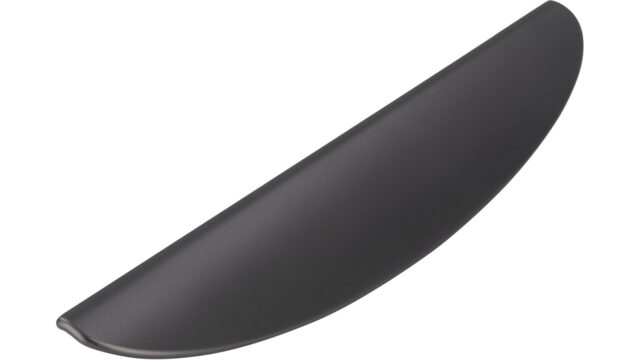 Griffleiste Heiligenhafen Druckguss anthrazit matt - 185 mm lang  vor weißem Hintergrund