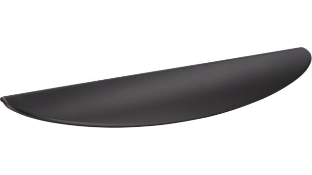 Griffleiste Heiligenhafen Druckguss anthrazit matt - 185 mm lang  vor weißem Hintergrund