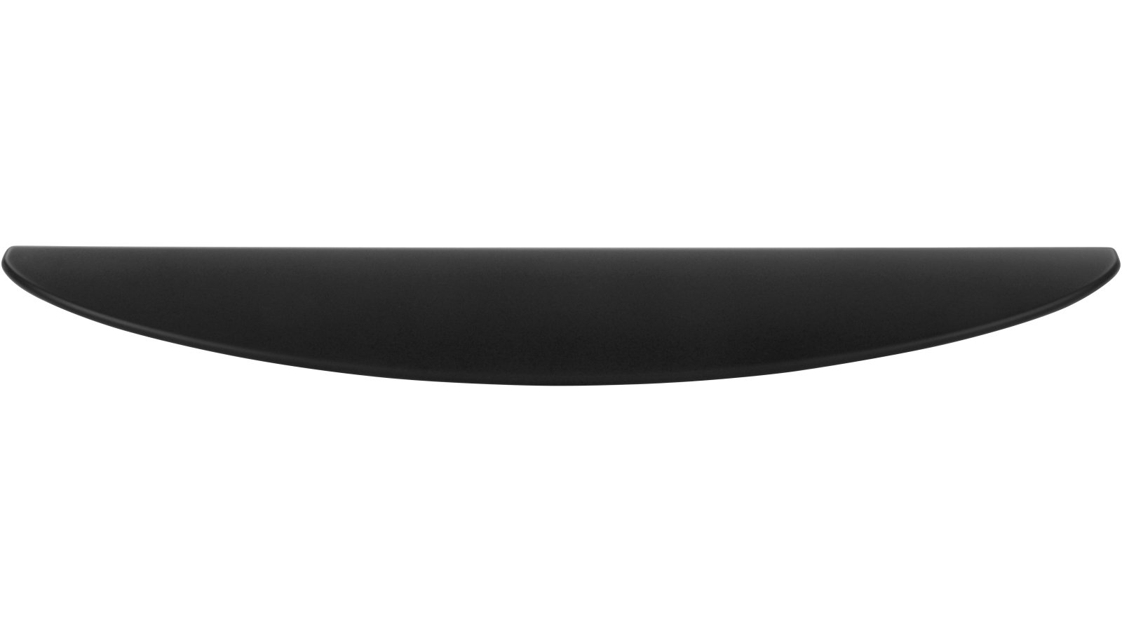 Griffleiste-Heiligenhafen-schwarz-Zinkdruckguss-laenge-185-928906-front Griffleiste Heiligenhafen Druckguss schwarz matt pulverbeschichtet - 185 mm lang vor weißem Hintergrund