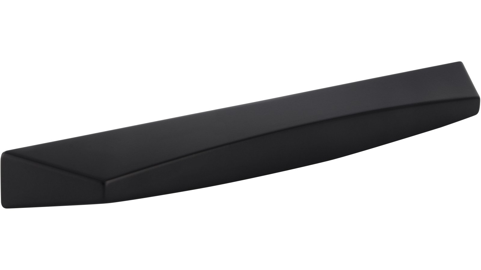 Griffleiste Oberhausen-Rheinhausen Druckguss schwarz matt pulverbeschichtet - 179 mm lang  vor weißem Hintergrund