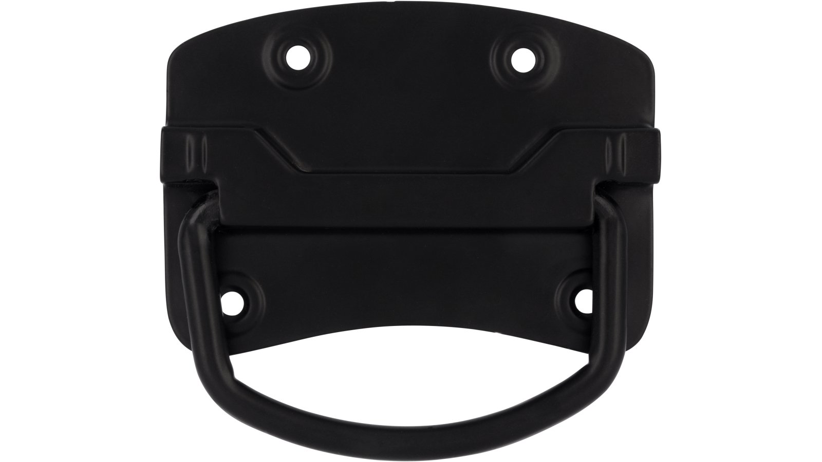 Klöppel Osternienburger Land Stahl schwarz matt pulverbeschichtet - 105 mm lang  vor weißem Hintergrund