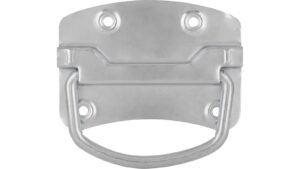 Klöppel Osternienburger Land Stahl verzinkt - 105 mm lang  vor weißem Hintergrund