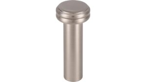 Haken Bobenheim-Roxheim Druckguss vernickelt feingeschliffen - 17 mm lang  vor weißem Hintergrund