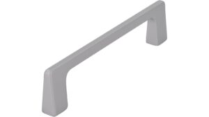 Griff Bad Wildbad Druckguss alufarbig pulverbeschichtet - 107 mm lang  vor weißem Hintergrund