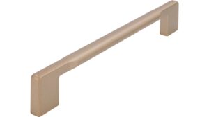 Griff Clausthal-Zellerfeld Druckguss Bronze matt - 180 mm lang  vor weißem Hintergrund