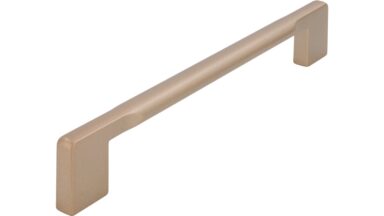 Griff Clausthal-Zellerfeld Druckguss Bronze matt - 180 mm lang vor weißem Hintergrund