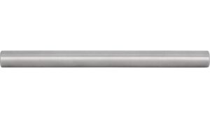 Griff Höhr-Grenzhausen Edelstahl fein geschliffen - 146 mm lang  vor weißem Hintergrund