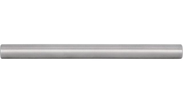 Griff Höhr-Grenzhausen Edelstahl fein geschliffen - 146 mm lang  vor weißem Hintergrund