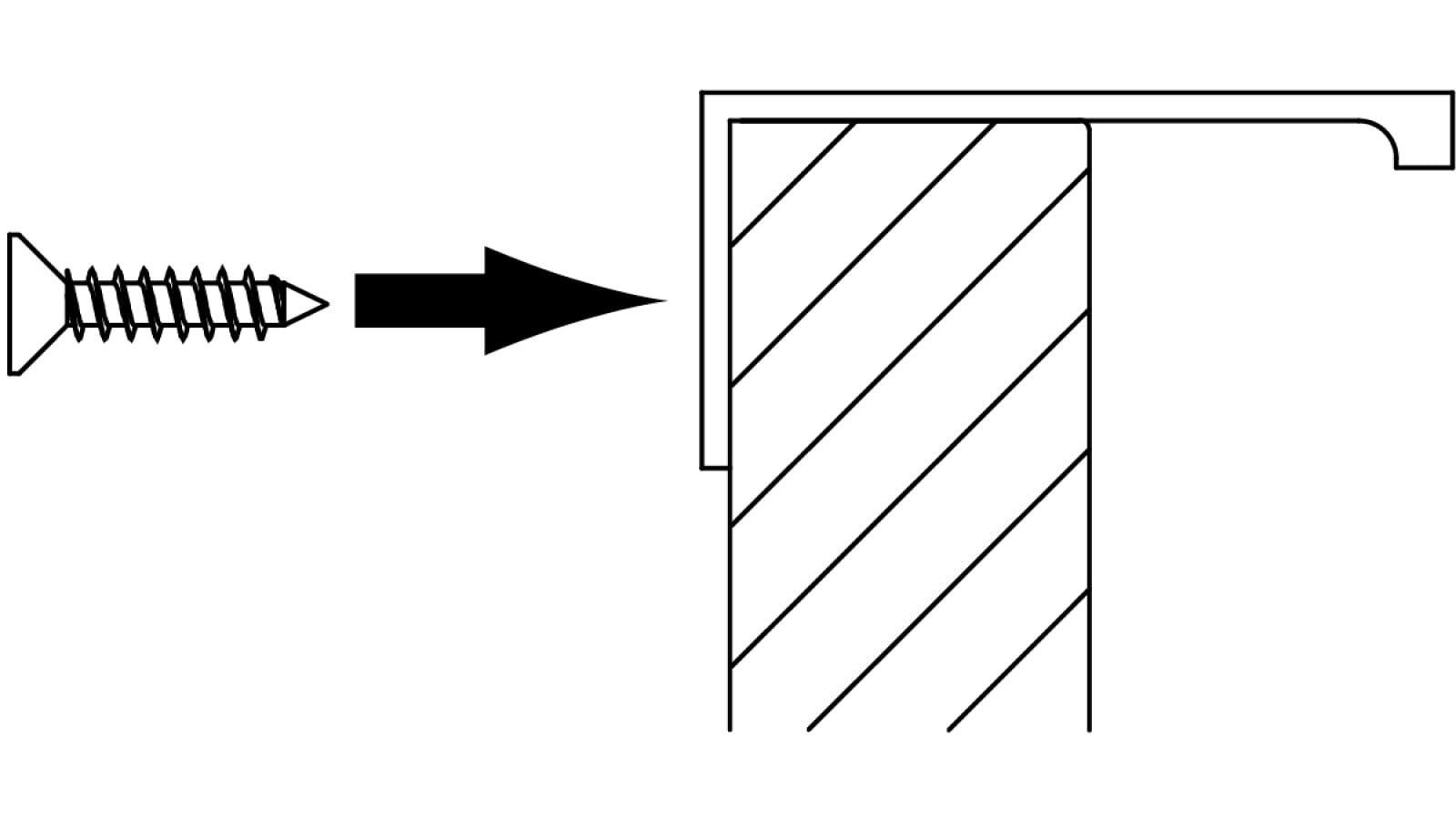 Griff Rödinghausen Aluminium - Druckguss schwarz matt pulverbeschichtet schwarz matt pulverbeschichtet - 180 mm lang  vor weißem Hintergrund