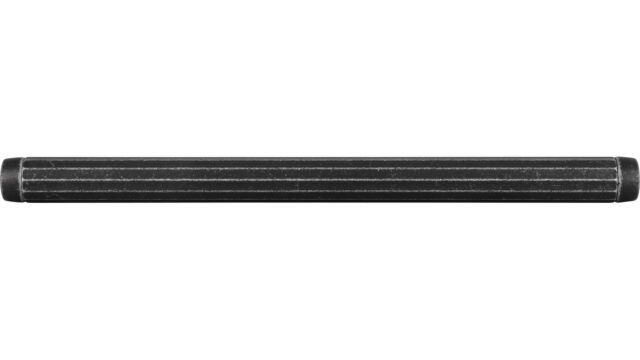 Griff Ruppichteroth Aluminium - Druckguss eisenfarbig getrommelt matt eisenfarbig getrommelt matt - 174 mm lang  vor weißem Hintergrund