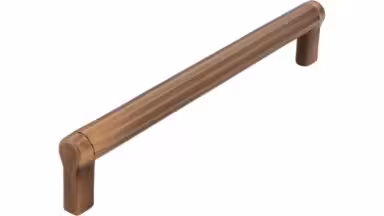 Griff Ruppichteroth Aluminium - Druckguss messing schwarz gebürstet messing schwarz gebürstet - 174 mm lang vor weißem Hintergrund