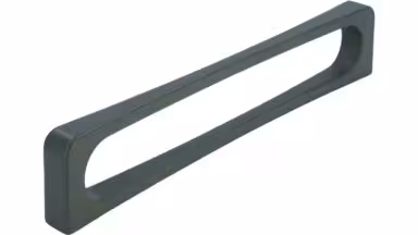 Griff Zeuthen Druckguss Steingrün - 170 mm lang  vor weißem Hintergrund