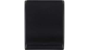 Moebelknopf-Hoechst-schwarz-Zinkdruckguss-laenge-20-884384-stehend Knopf Höchst Druckguss schwarz matt pulverbeschichtet - 20 mm lang vor weißem Hintergrund