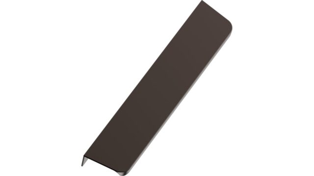 Griffleiste COMET Aluminium - Mattbronze - 200 mm lang vor weißem Hintergrund