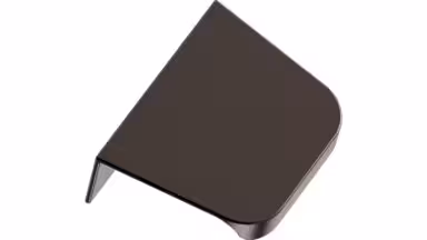 Griffleiste COMET Aluminium - Mattbronze - 50 mm lang vor weißem Hintergrund