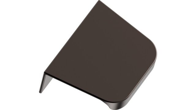 Griffleiste COMET Aluminium - Mattbronze - 50 mm lang vor weißem Hintergrund