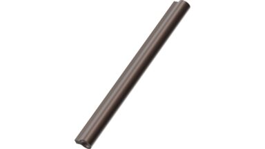 Griffleiste LUCENTE Aluminium - Mattbronze - 300 mm lang  vor weißem Hintergrund