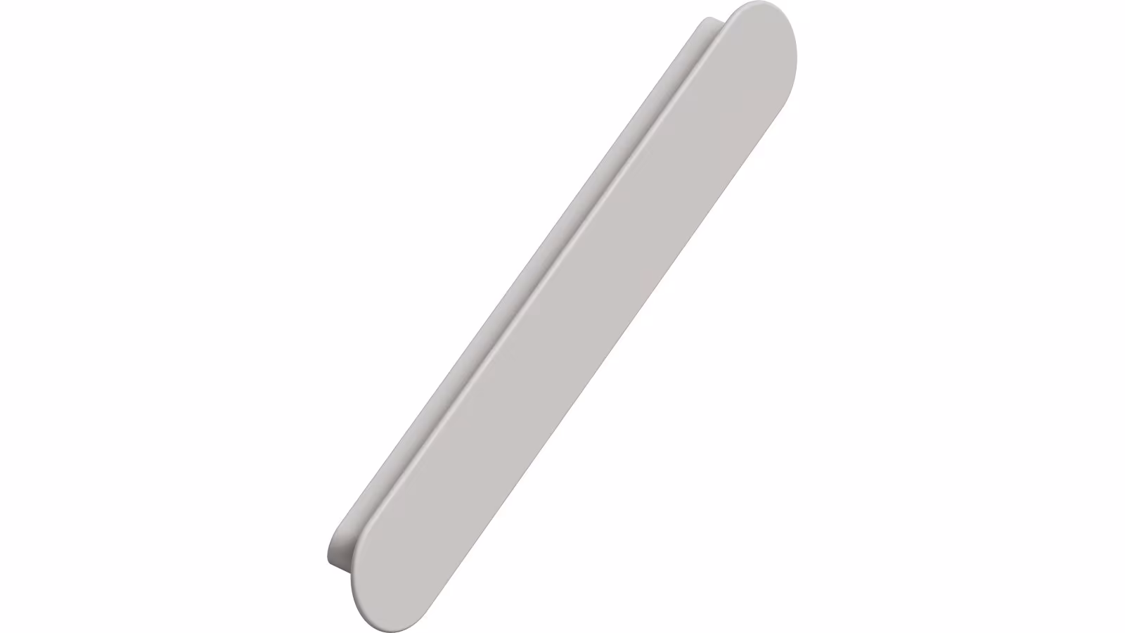 Griffleiste MIRO Zink - Beige - 190 mm lang  vor weißem Hintergrund