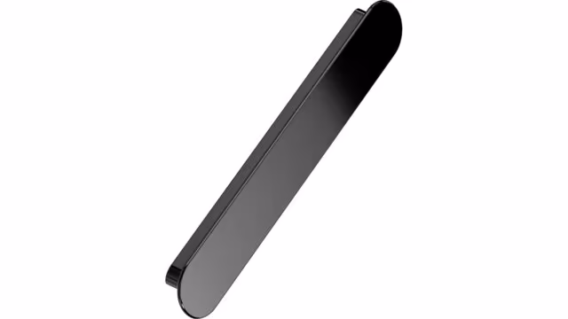 Griffleiste MIRO Zink - Schwarz Nickel - 190 mm lang  vor weißem Hintergrund