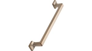 Griff HERITAGE Zink - Messing gebürstet - 350 mm lang  vor weißem Hintergrund