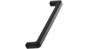 Griff MANGO Zink - Schwarz - 172 mm lang  vor weißem Hintergrund