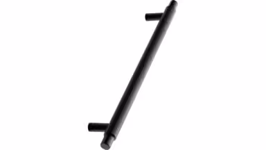 Griff MANOR-LONG Aluminium-Zink - Schwarz matt - 694 mm lang vor weißem Hintergrund