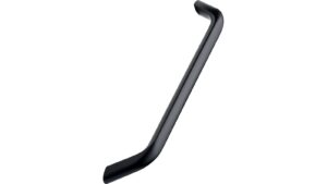 Griff SPACE Aluminium - Schwarz pulverbeschichtet - 337 mm lang  vor weißem Hintergrund