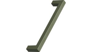 Griff SQUARE-10 OceanIX Plastix Kunststoff - Grün - 128 mm lang  vor weißem Hintergrund