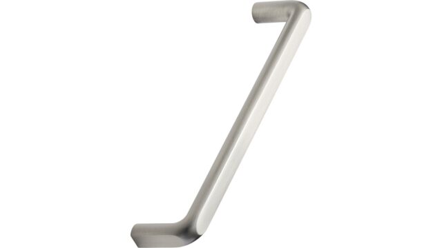 Griff UNIFY Zink - Edelstahloptik - 330 mm lang vor weißem Hintergrund