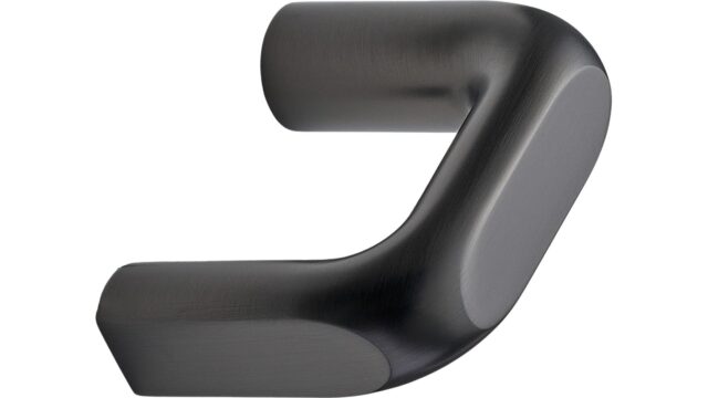 Griff UNIFY Zink - Gun-metal - 42 mm lang  vor weißem Hintergrund