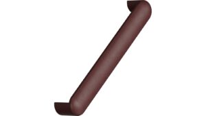 Griff VOLUMI OceanIX Plastix Kunststoff - Rot Matt - 171 mm lang  vor weißem Hintergrund