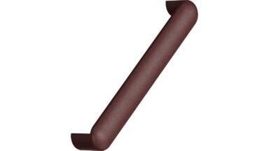 Griff VOLUMI OceanIX Plastix Kunststoff - Rot Matt - 171 mm lang vor weißem Hintergrund