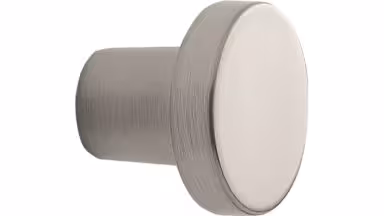 Knopf DOT Zink - Edelstahloptik - 30 mm lang vor weißem Hintergrund