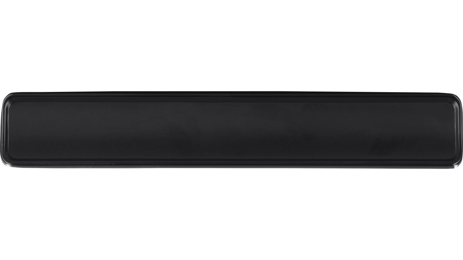 Griffleiste Eichenzell Druckguss schwarz matt pulverbeschichtet - 162 mm lang  vor weißem Hintergrund