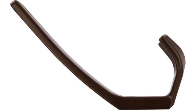 Haken Kiel Kunststoff braun - 150 mm lang  vor weißem Hintergrund