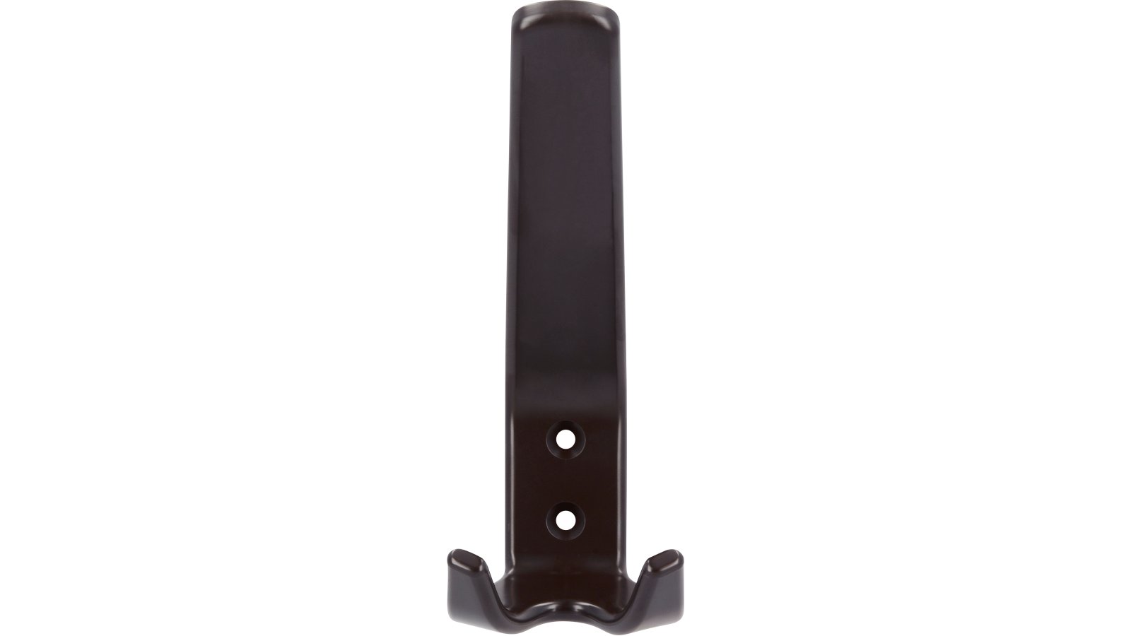 Haken Kiel Kunststoff schwarz-braun - 150 mm lang  vor weißem Hintergrund