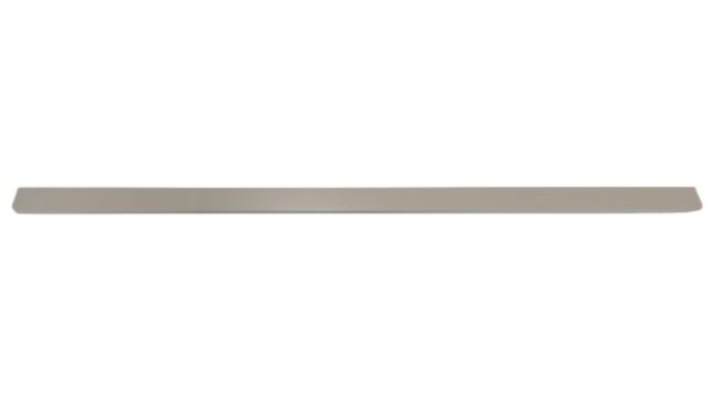 Griffleiste Breckerfeld aluminium - Beige matt Pulverbeschichtung PBA Radius R10 - 1172 mm lang vor weißem Hintergrund