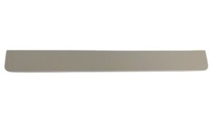 Griffleiste Breckerfeld aluminium - Beige matt Pulverbeschichtung PBA Radius R10 - 340 mm lang  vor weißem Hintergrund