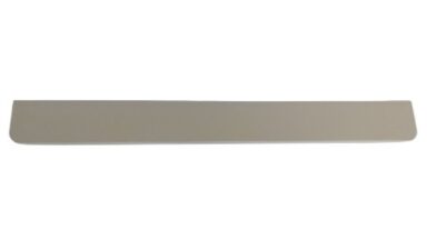 Griffleiste Breckerfeld aluminium - Beige matt Pulverbeschichtung PBA Radius R10 - 340 mm lang  vor weißem Hintergrund