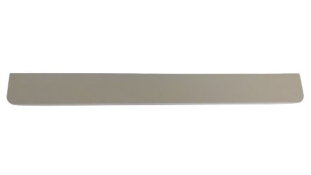Griffleiste Breckerfeld aluminium - Beige matt Pulverbeschichtung PBA Radius R10 - 340 mm lang vor weißem Hintergrund