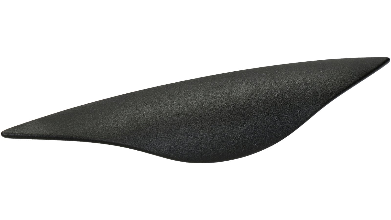 Griffleiste Mainhausen Metall - Schwarz Struktur Pulverbeschichtung - 182 mm lang  vor weißem Hintergrund