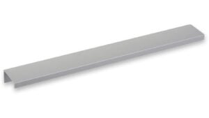 Griffleiste Schaafheim aluminium - Aluminium Voranode - 276 mm lang vor weißem Hintergrund