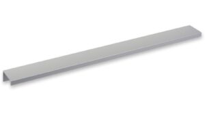Griffleiste Schaafheim aluminium - Aluminium Voranode - 340 mm lang vor weißem Hintergrund