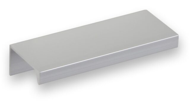 Griffleiste Schaafheim aluminium - Aluminium Voranode - 84 mm lang  vor weißem Hintergrund