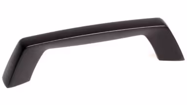 Griff Ebsdorfergrund Metall - Schwarz Struktur Pulverbeschichtung - 120 mm lang vor weißem Hintergrund
