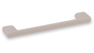 Griff Eslohe Metall - Beige matt Pulverbeschichtung - 150 mm lang  vor weißem Hintergrund