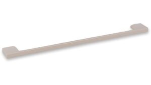 Griff Eslohe Metall - Beige matt Pulverbeschichtung - 290 mm lang  vor weißem Hintergrund