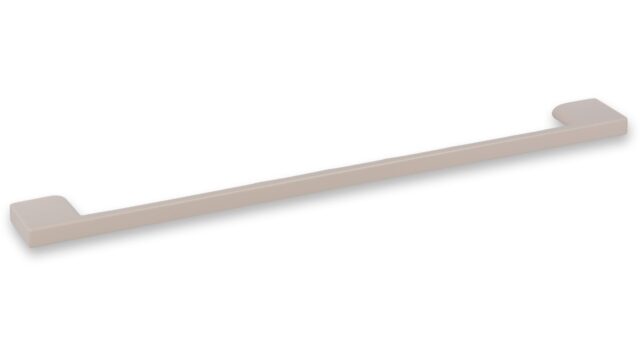 Griff Eslohe Metall - Beige matt Pulverbeschichtung - 290 mm lang  vor weißem Hintergrund